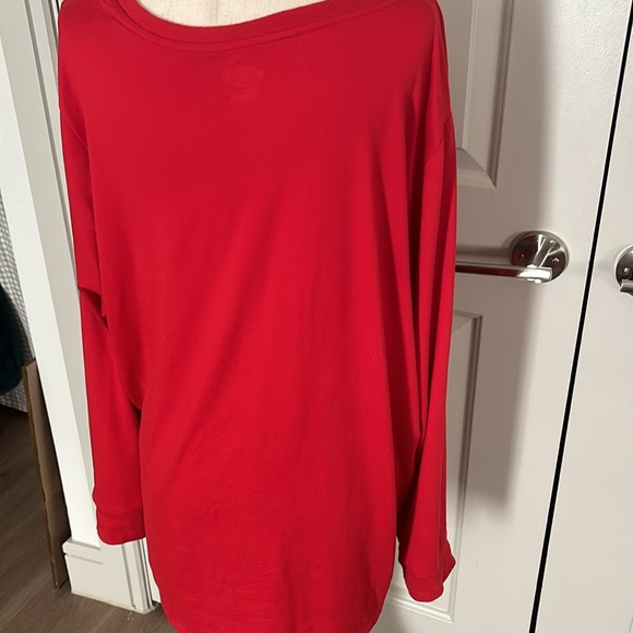 Family- Pajamas Red Top Oh What Fun! Final Sale - Picture 7 of 7